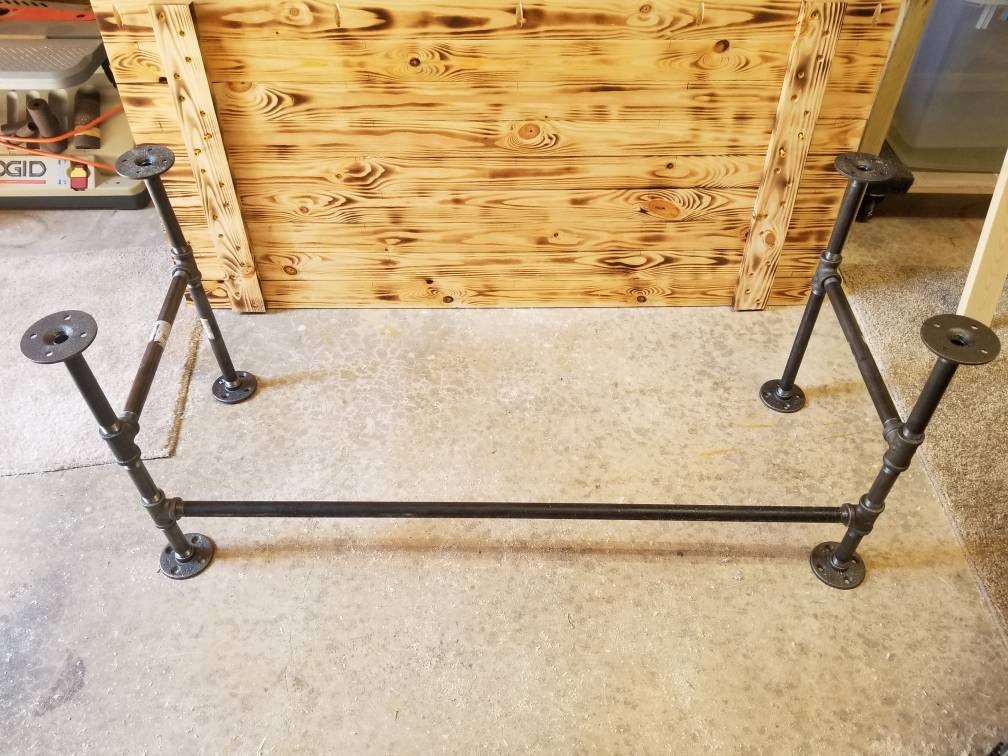 Black pipe table legs 1/2" Diameter