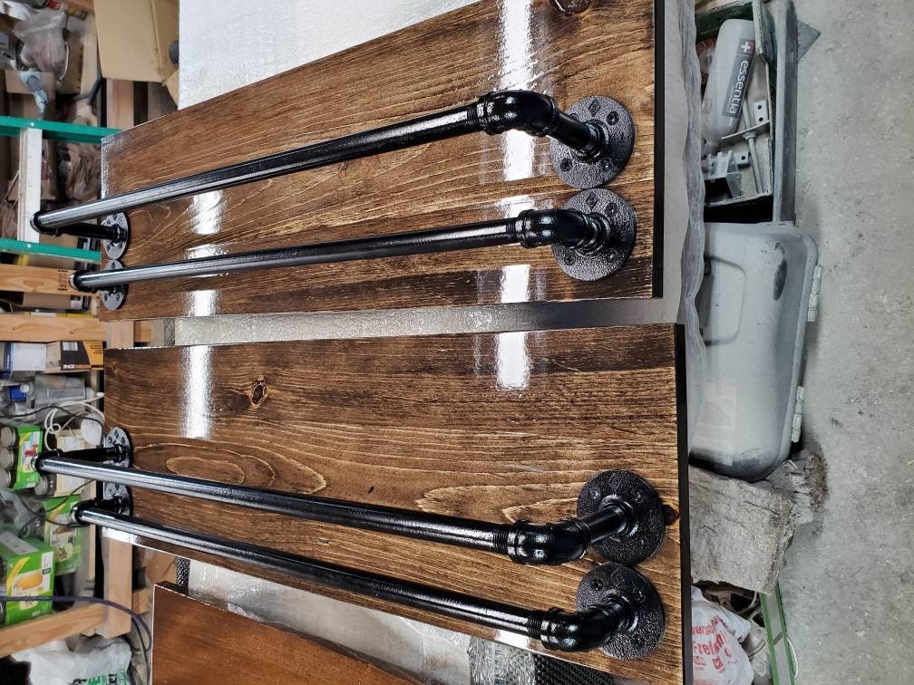 Handmade Barnwood Siding Bar Shelves for Wine, Whiskey, Bourbon Display - Perfect for Restaurants, Bars, Man Caves, Game Rooms