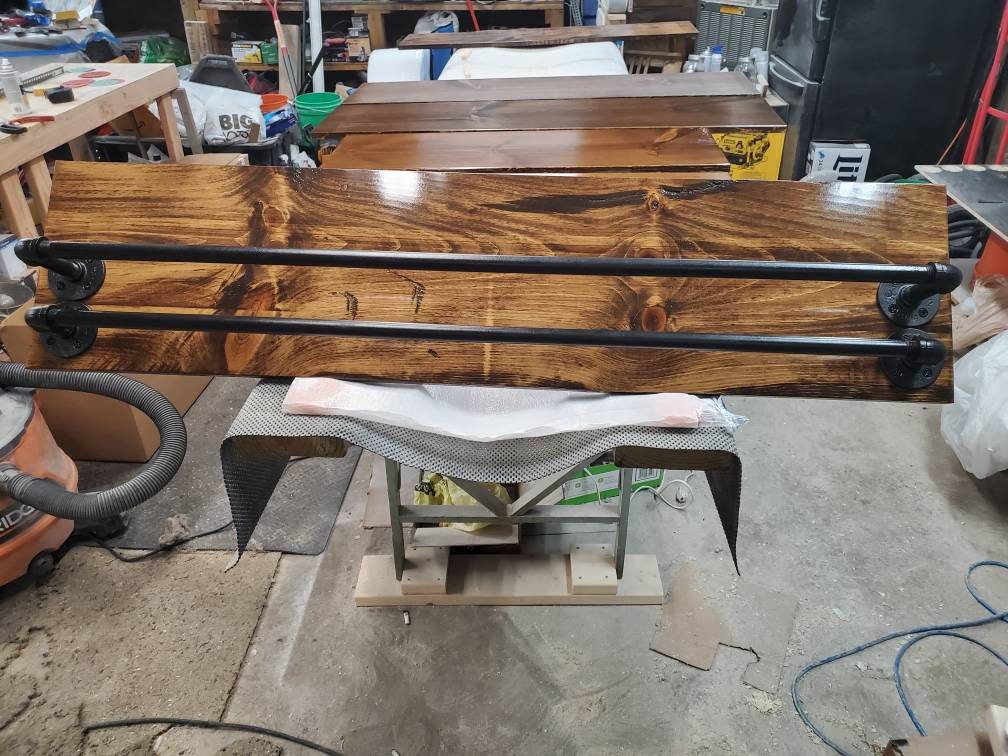 Handmade Barnwood Siding Bar Shelves for Wine, Whiskey, Bourbon Display - Perfect for Restaurants, Bars, Man Caves, Game Rooms