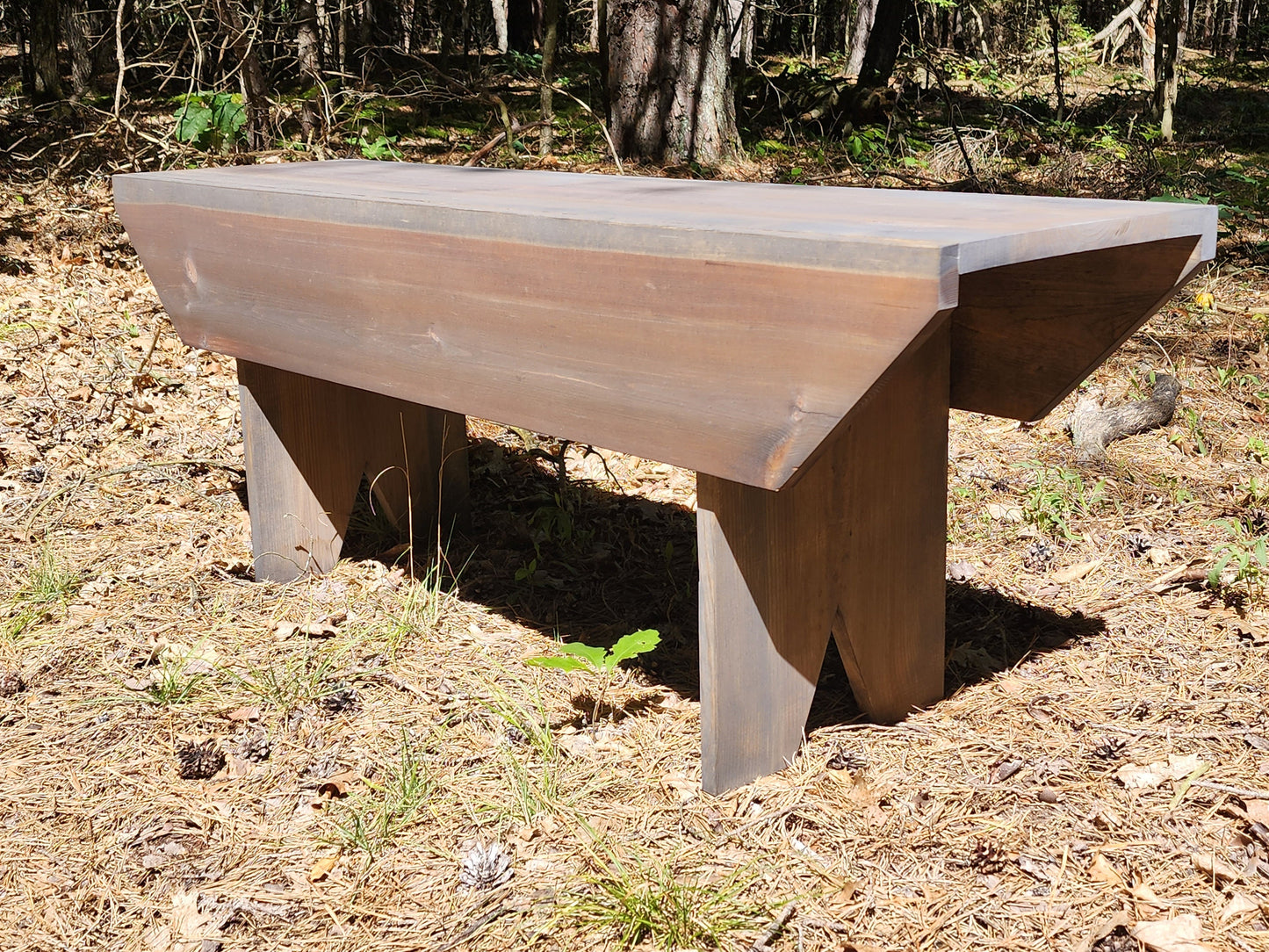 4 Foot Rustic Chic Cottagecore Farmhouse Style Entryway Bench