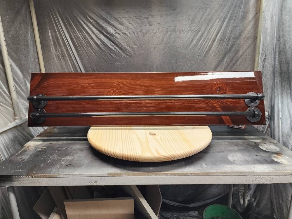 Handmade Barnwood Siding Bar Shelves for Wine, Whiskey, Bourbon Display - Perfect for Restaurants, Bars, Man Caves, Game Rooms