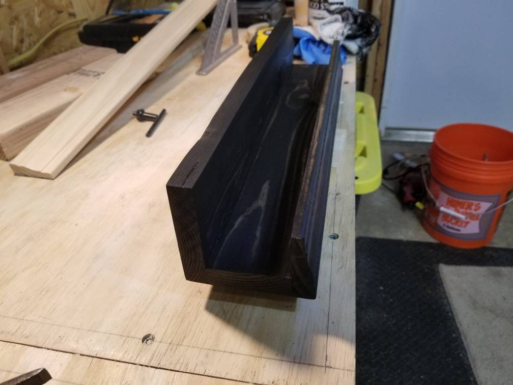 Picture frame ledge or shelf