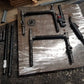 Industrial pipe table legs with welded joints made to last 1/2" Diameter