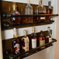 Handmade Barnwood Siding Bar Shelves for Wine, Whiskey, Bourbon Display - Perfect for Restaurants, Bars, Man Caves, Game Rooms
