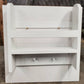 Farmhouse Rustic Wooden Accent Shelf