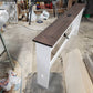 Farmhouse Sofa or Console Table with Rustic Charm, Dual Power Centers & Diamond Hard Ceramic Coating