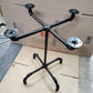Black pipe industrial pub table legs