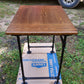 Handmade rustic farm house table oak plank coffee table with industrial black pipe legs farmhouse coffee table