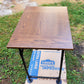 Handmade rustic farm house table oak plank coffee table with industrial black pipe legs farmhouse coffee table