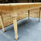 Country Farmhouse Harvest Dining Table Kit - Unfinished Reclaimed Pine Barnwood 60" long × 30" wide