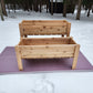 Raised Redwood Cedar Planter