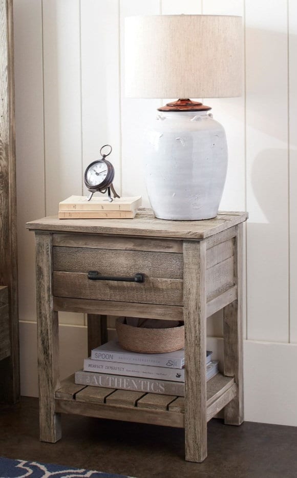 Barnwood Country Rustic Style Nightstand Bedroom Furniture