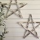 Rustic Wooden Star with Fairy Lights