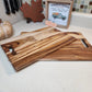 Rustic Hardwood Chopping Serving Board - Handcrafted Kitchen Essential