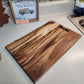 Rustic Hardwood Chopping Serving Board - Handcrafted Kitchen Essential