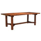 Hayrake Farmhouse Style Hickory Dining Table - Handmade Rustic Furniture