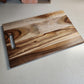 Rustic Hardwood Chopping Serving Board - Handcrafted Kitchen Essential
