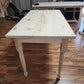 Maple Country Farmhouse Harvest Dining Table Kit - Unfinished