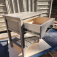 Set of 2 Barnwood Nightstands Country Rustic Style Bedroom Furniture