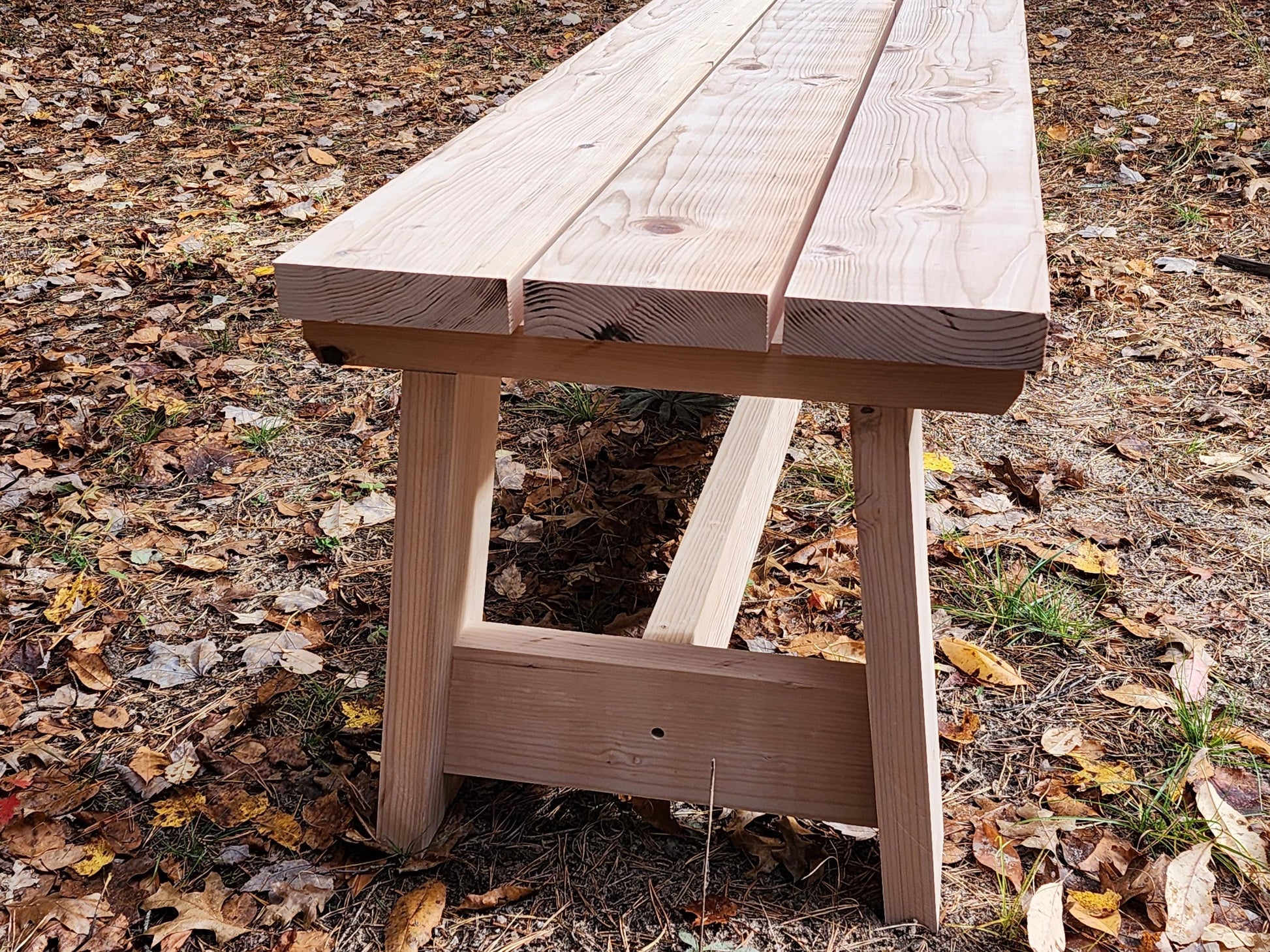 Classic farmhouse style sitting bench