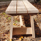 Classic farmhouse style sitting bench