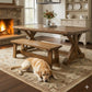 Classic farmhouse style sitting bench