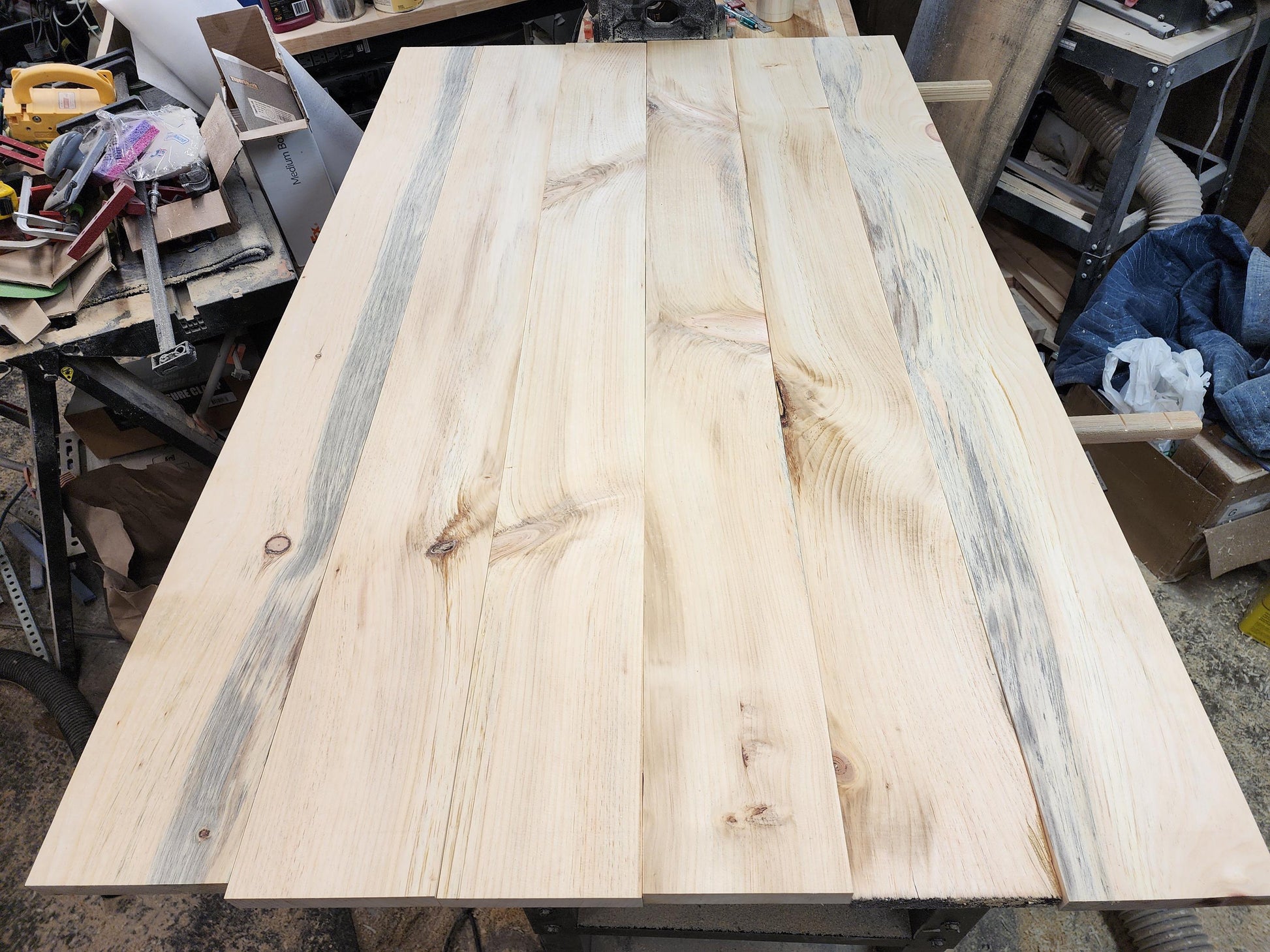 Farmhouse Plank Style Table Top