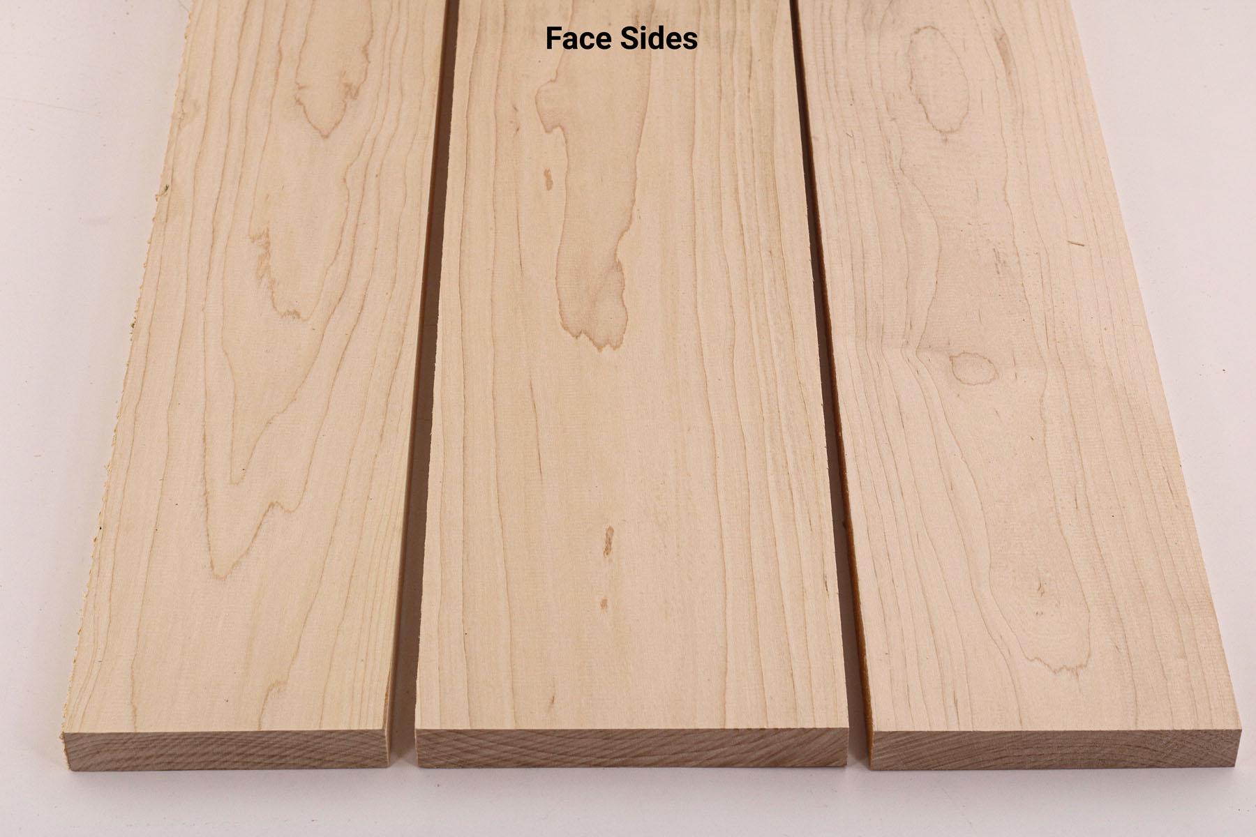 4/4 Hard White Maple Lumber Pack - Select Grade
