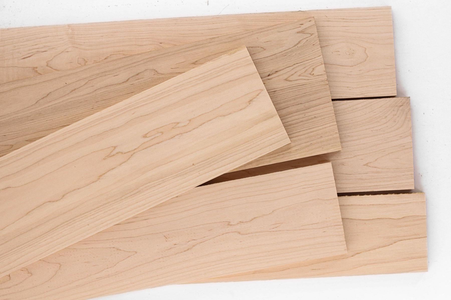 4/4 Hard White Maple Lumber Pack - Select Grade